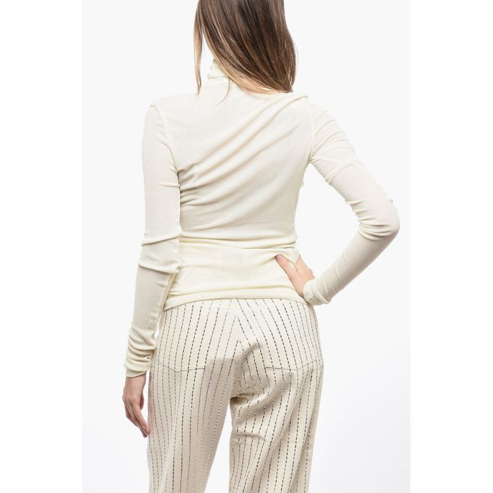 UNISEX Ribbed Semi-Sheer Top - Picture 4 of 5